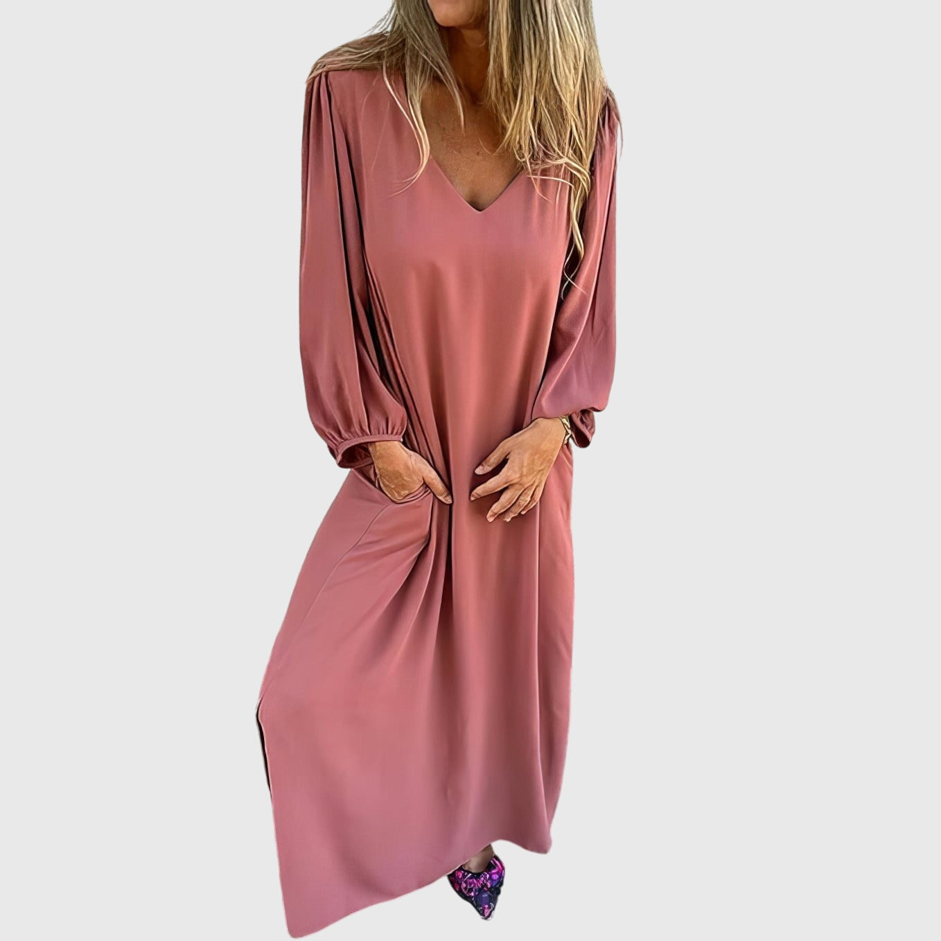 Carol™ | Robe longue bohème avec poches
