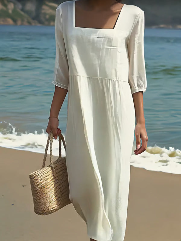 Lunelle™ | Effortless Linen Dress