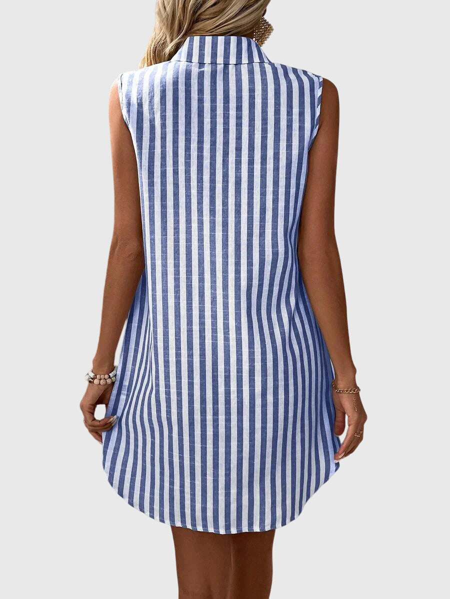Neva™ | Robe chemise rayée