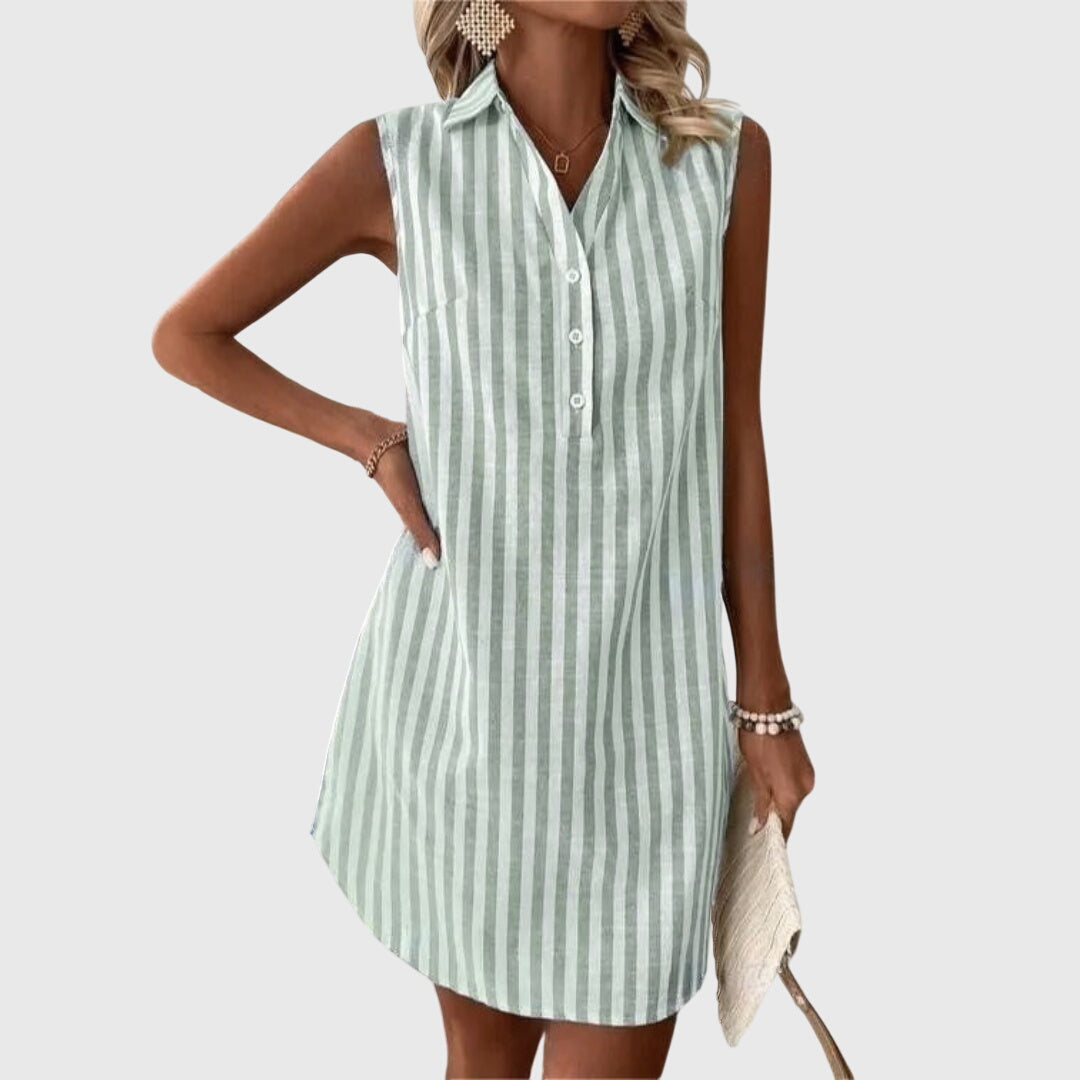 Neva™ | Robe chemise rayée