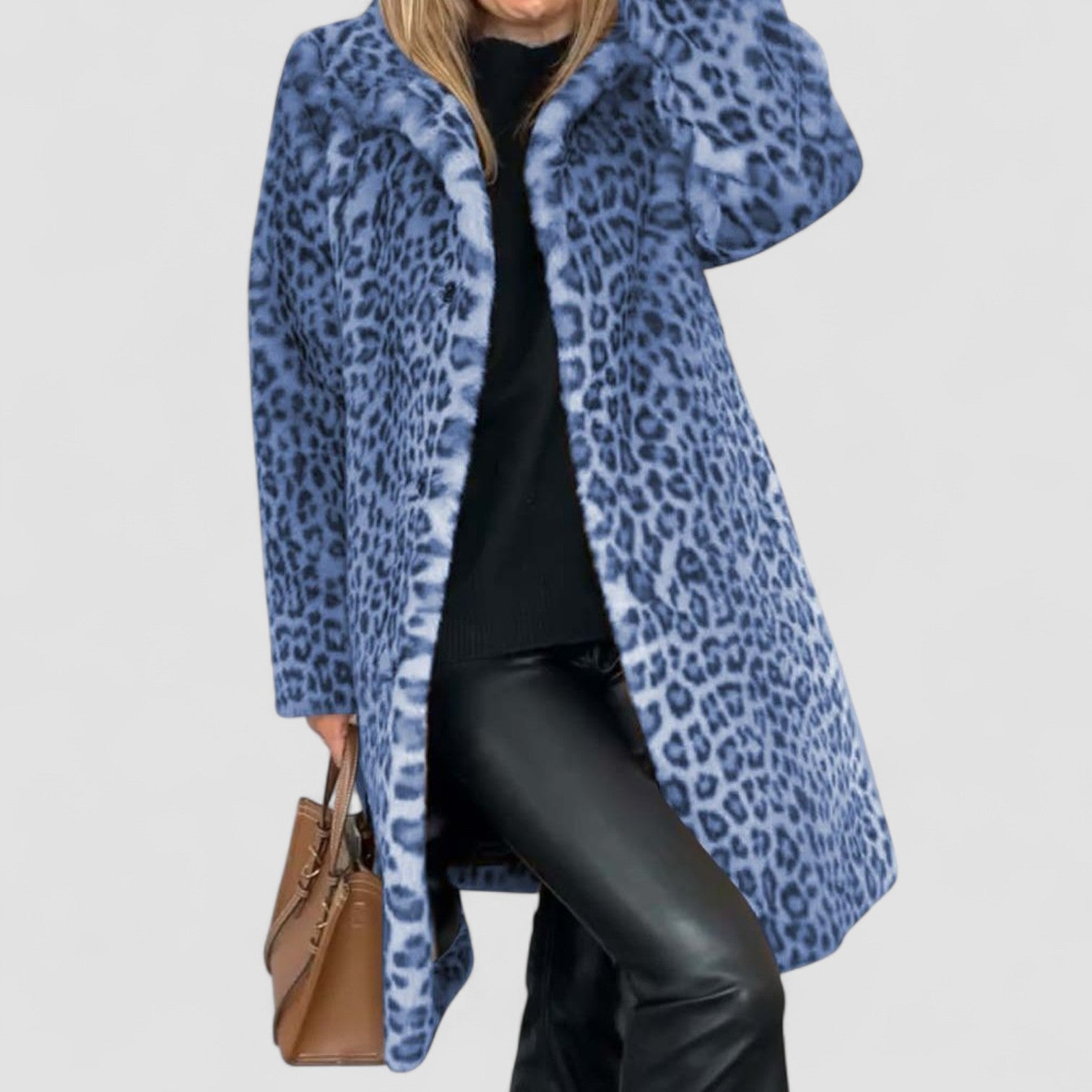 Leia™ | Leopard Long Soft Jacket