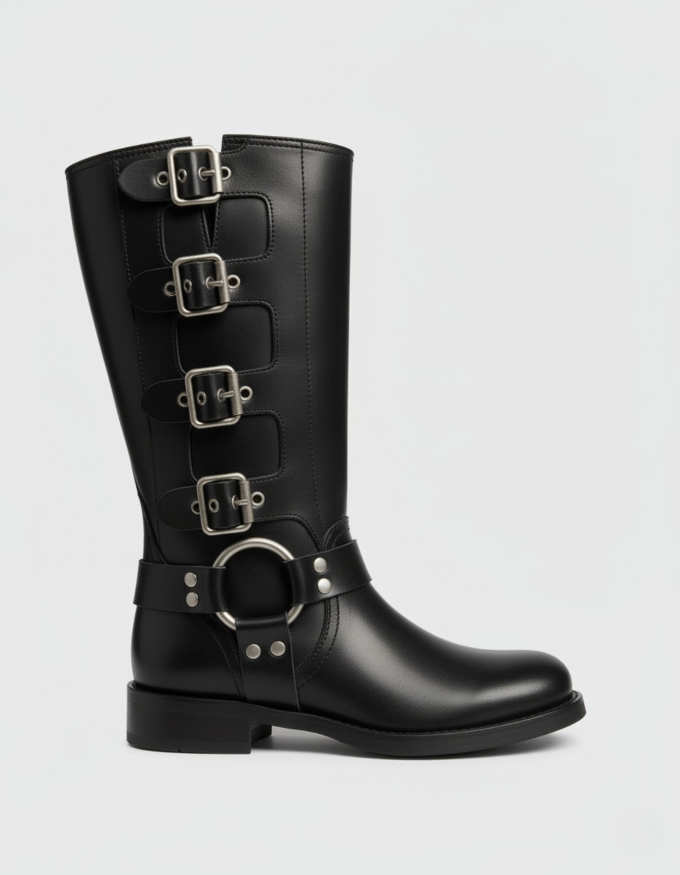 Heritage Leather Buckle Boot
