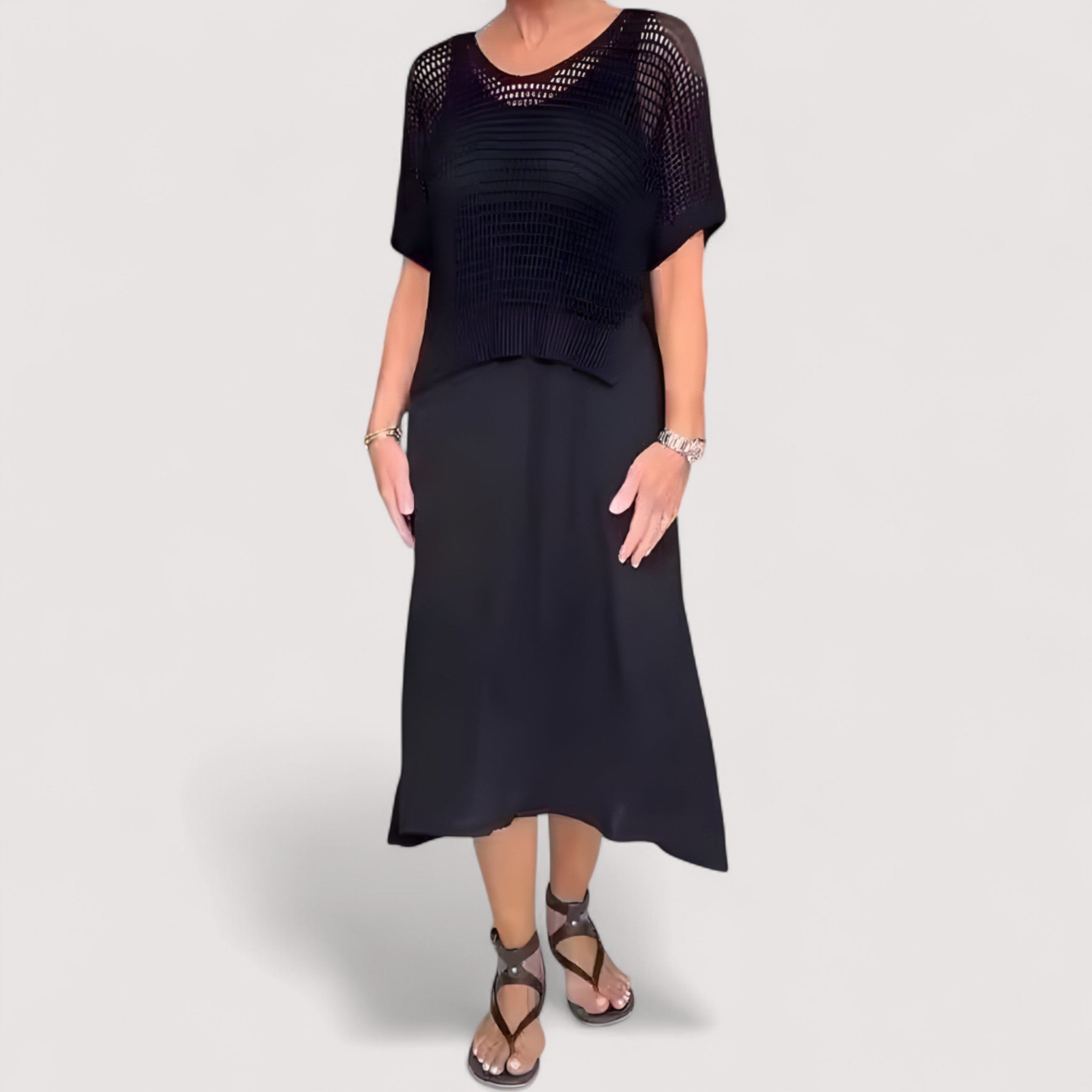 Claudia™ | Knit Top Dress