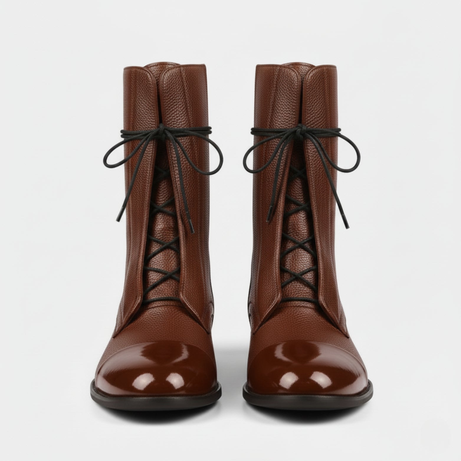 Heritage Leather Lace-Up Boots
