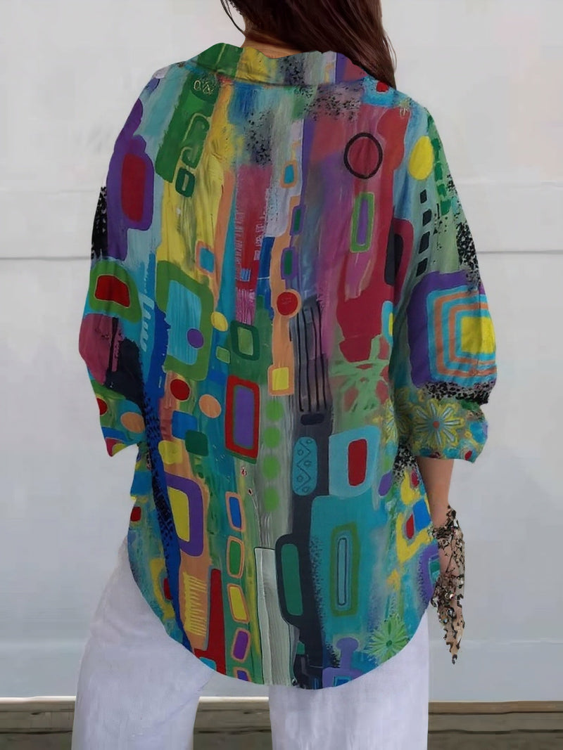 Amélie | Refined Pattern Blouse