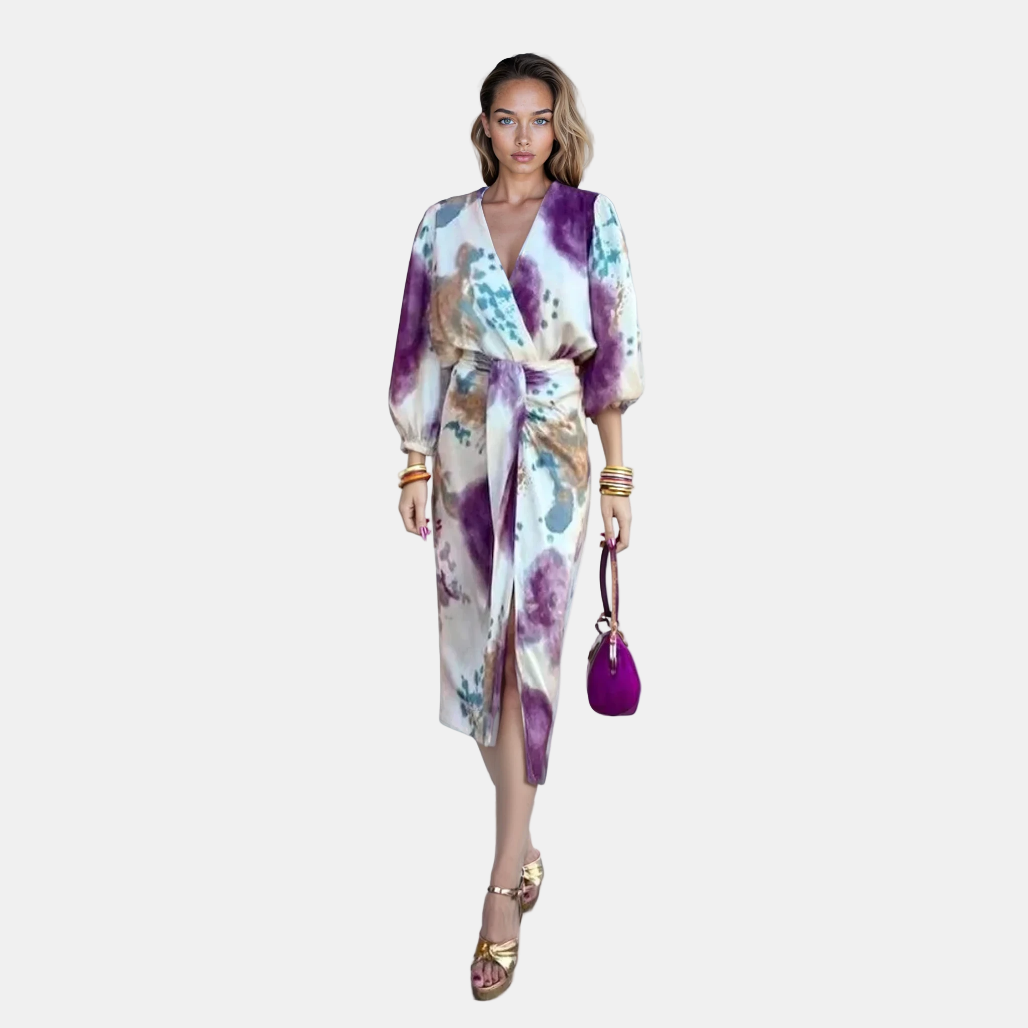Amara | Elegant V-Neck Dress