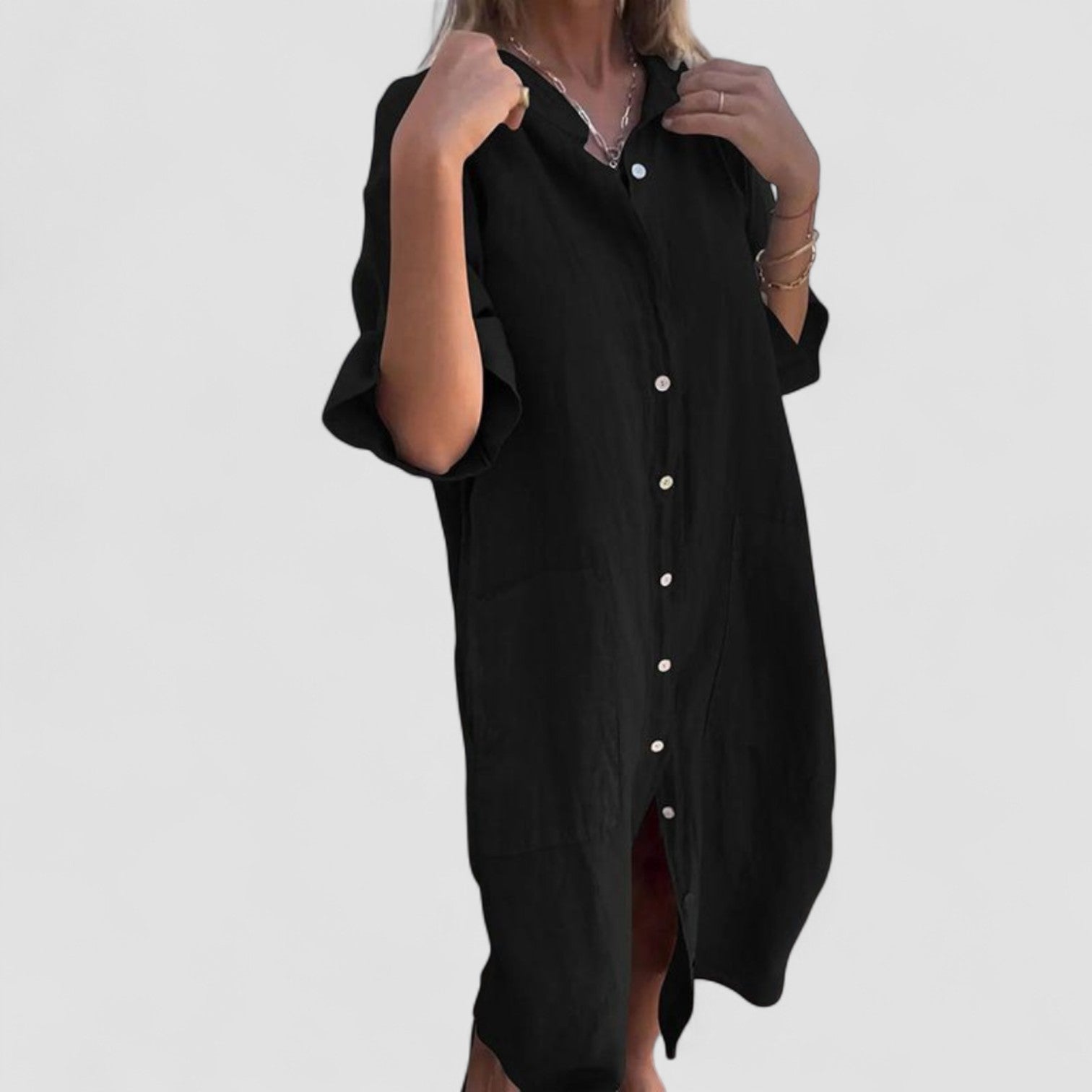 Fiona™ | Boho-Inspired Shirt Dress