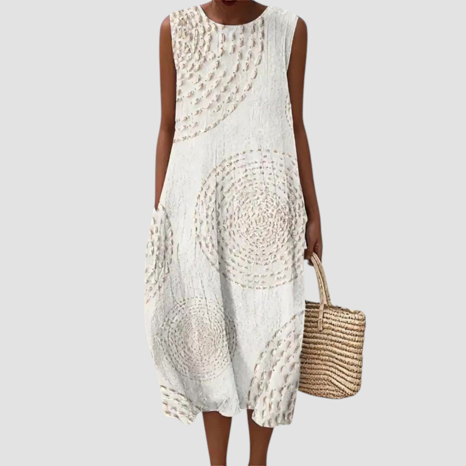 Oplina™ | Effortless Summer Print Dress