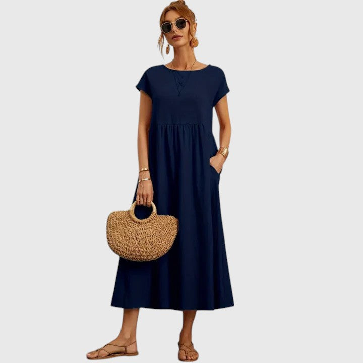 Elara™ | Comfortable Cotton Dress