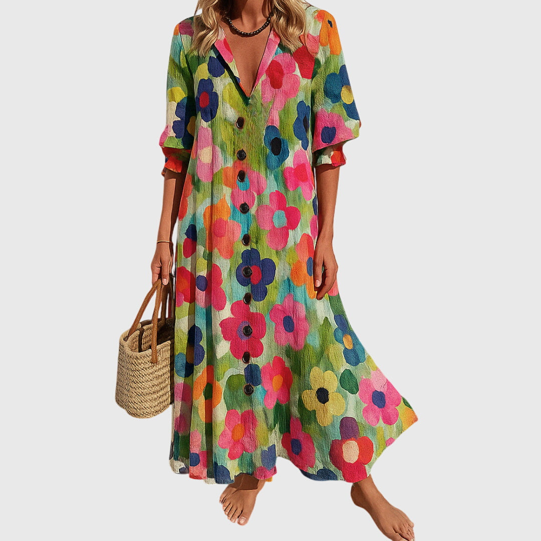 Jasmine™ | Robe amincissante élégante