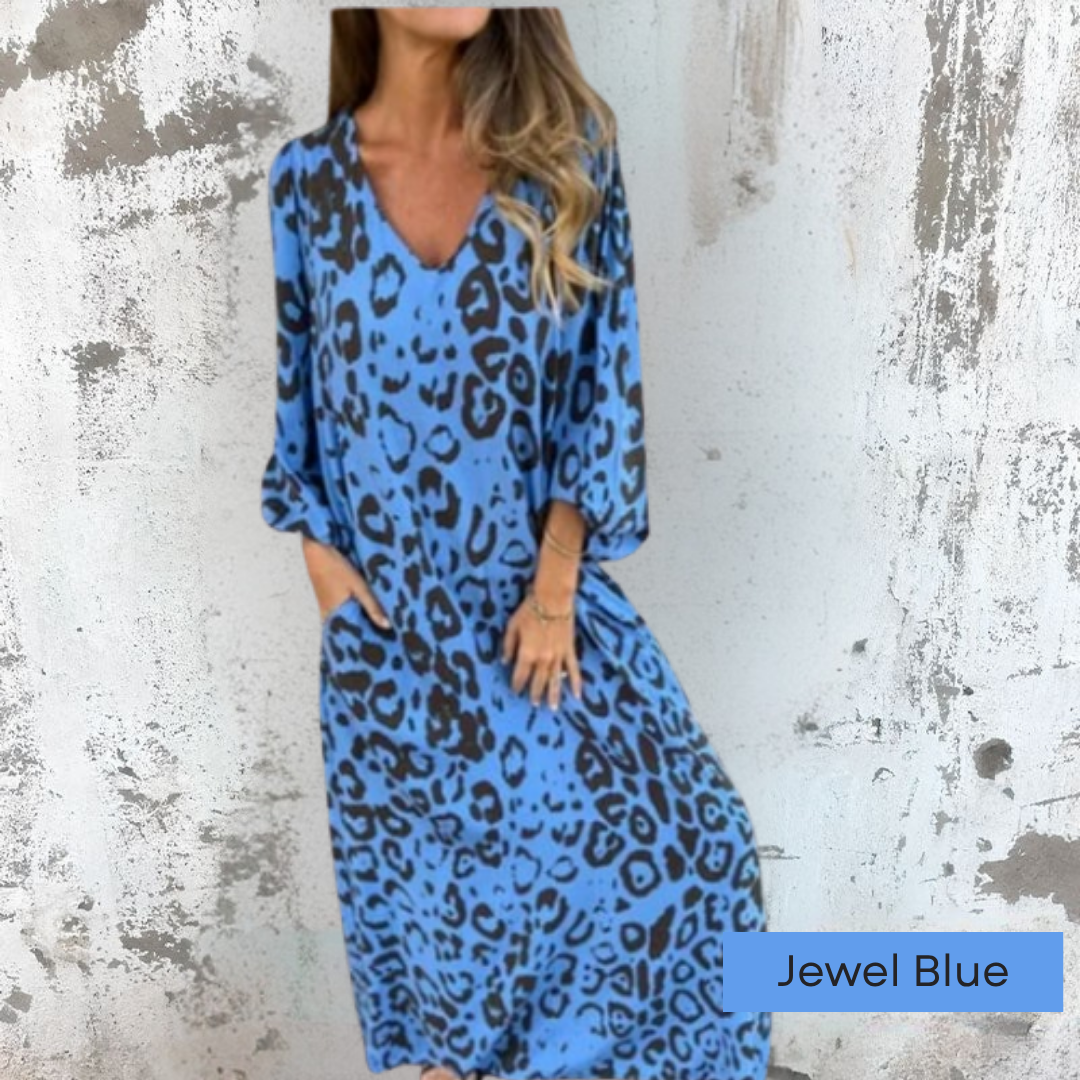 Soraya™ | Safari Chic Leopard Dress