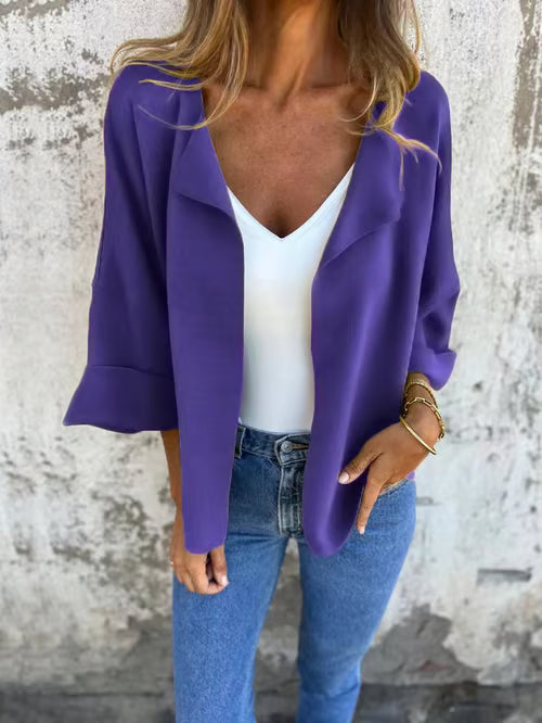 Alessia™ | Bold Open-Front Blazer