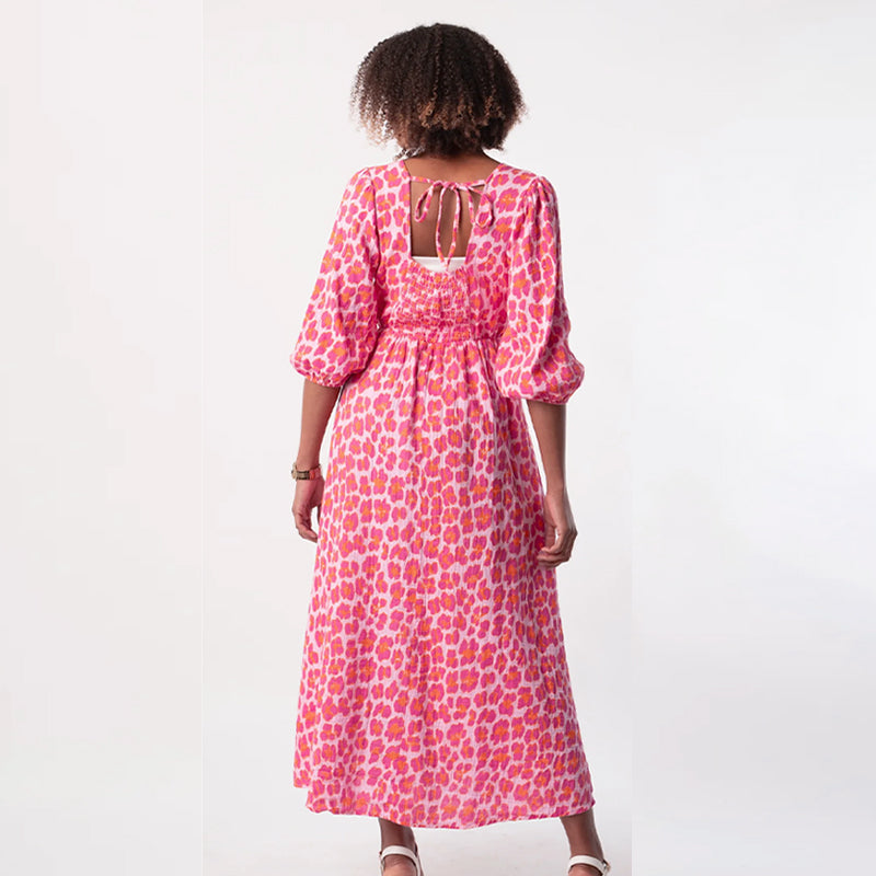 Malina™ | Printed V-Neck Dress