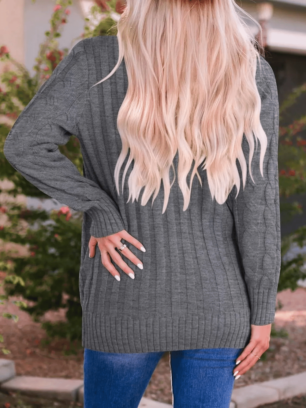 Claudia™ | Cozy Cable Knit Cardigan