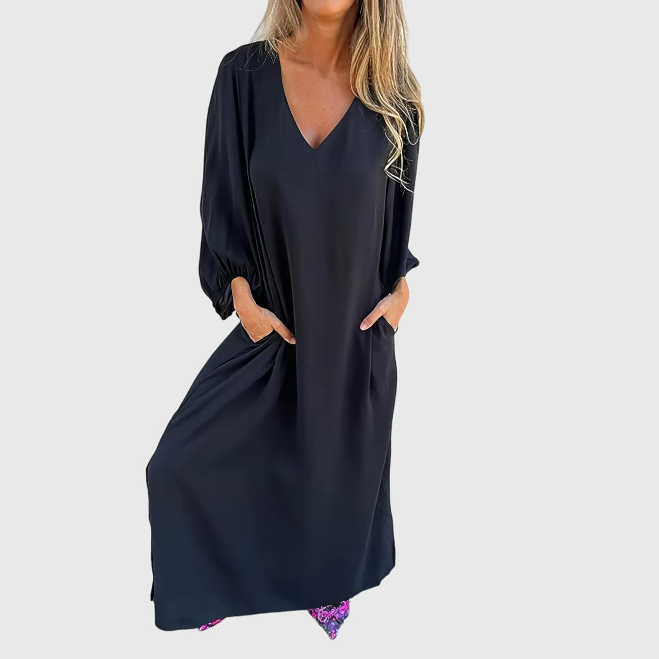 Carol™ | Robe longue bohème avec poches