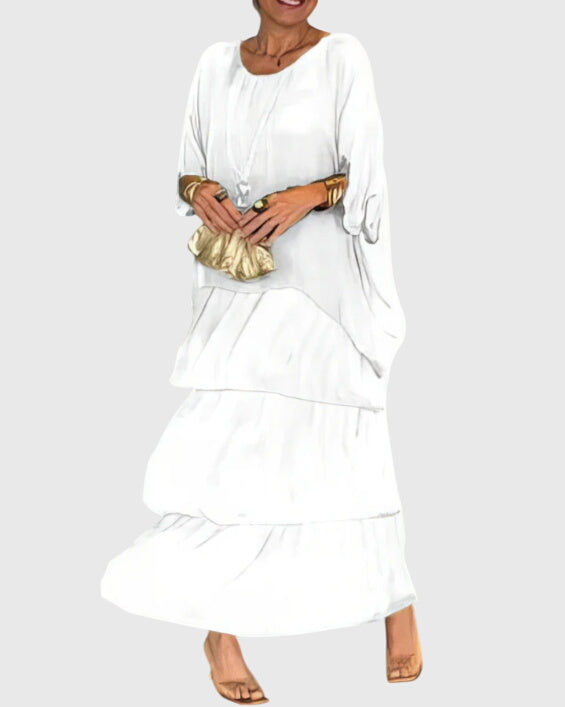 Susan™ | Robe longue et fluide élégante