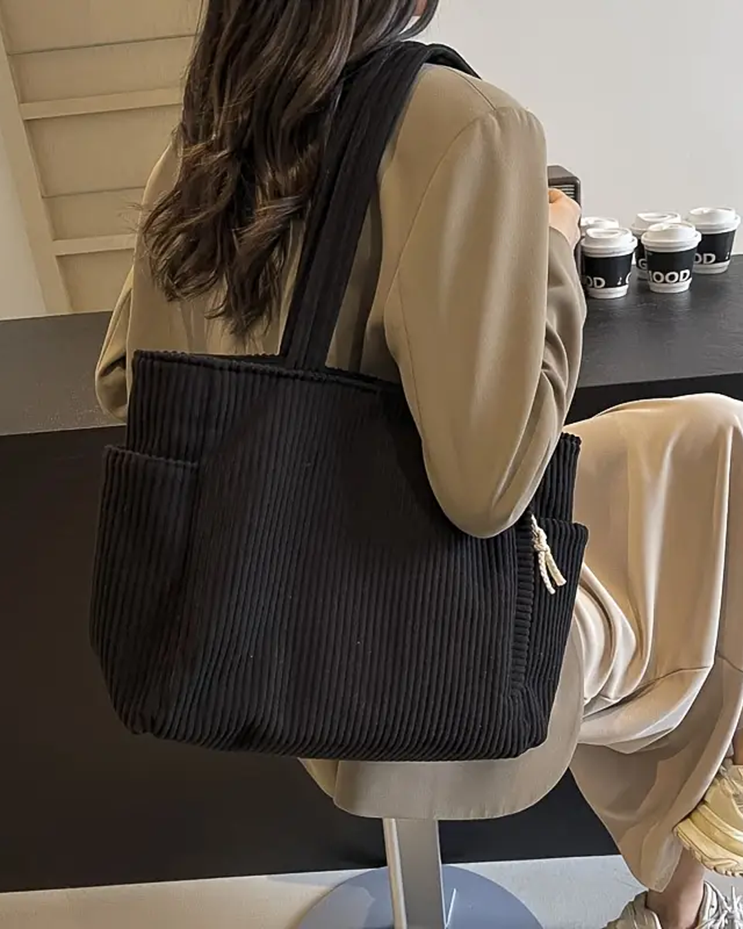 Tilda™ | Ribbed Tote Bag