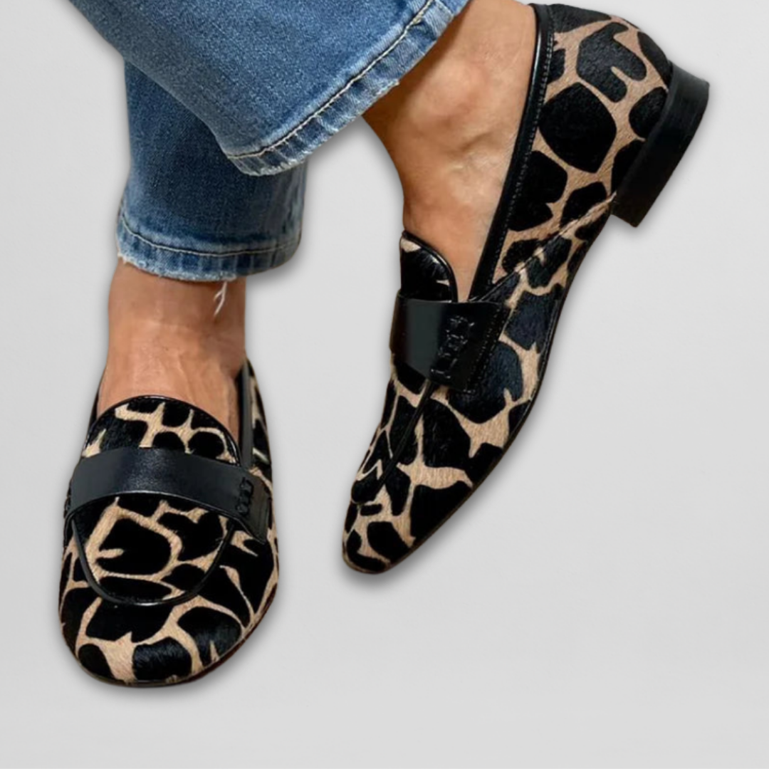 Liora™ | Animal-Print Comfort Loafer