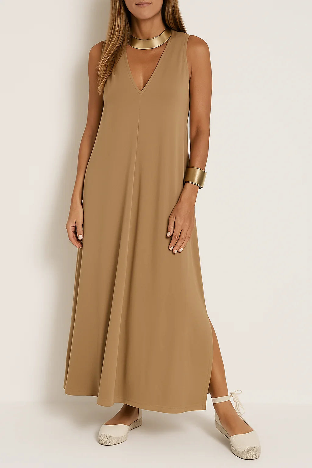Marcella™ | Elegant Long Dress + FREE Cardigan