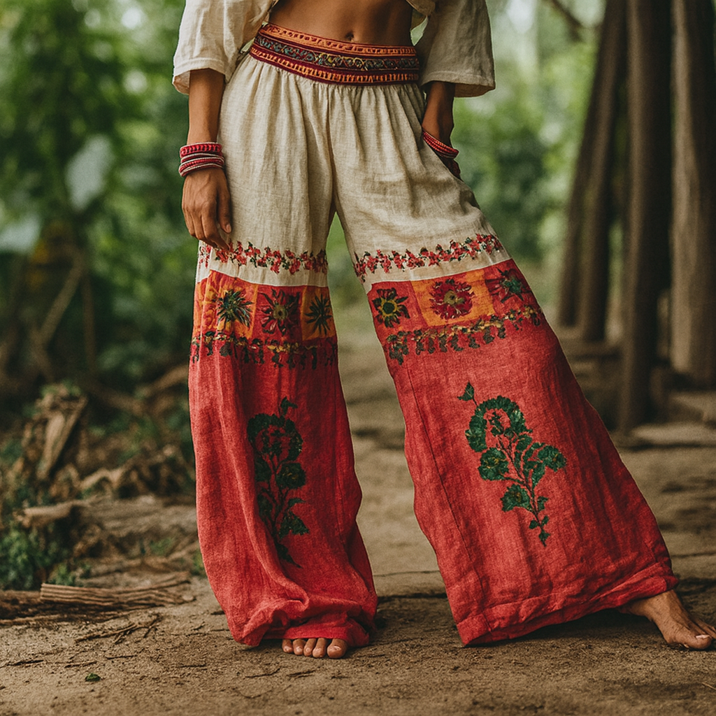 Gladys™ | Relaxed Boho-Chic Yoga Pants