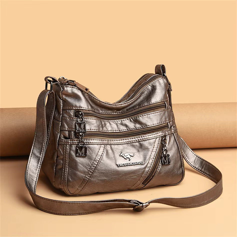 Olmera™ | Multi-Pocket Shoulder Bag