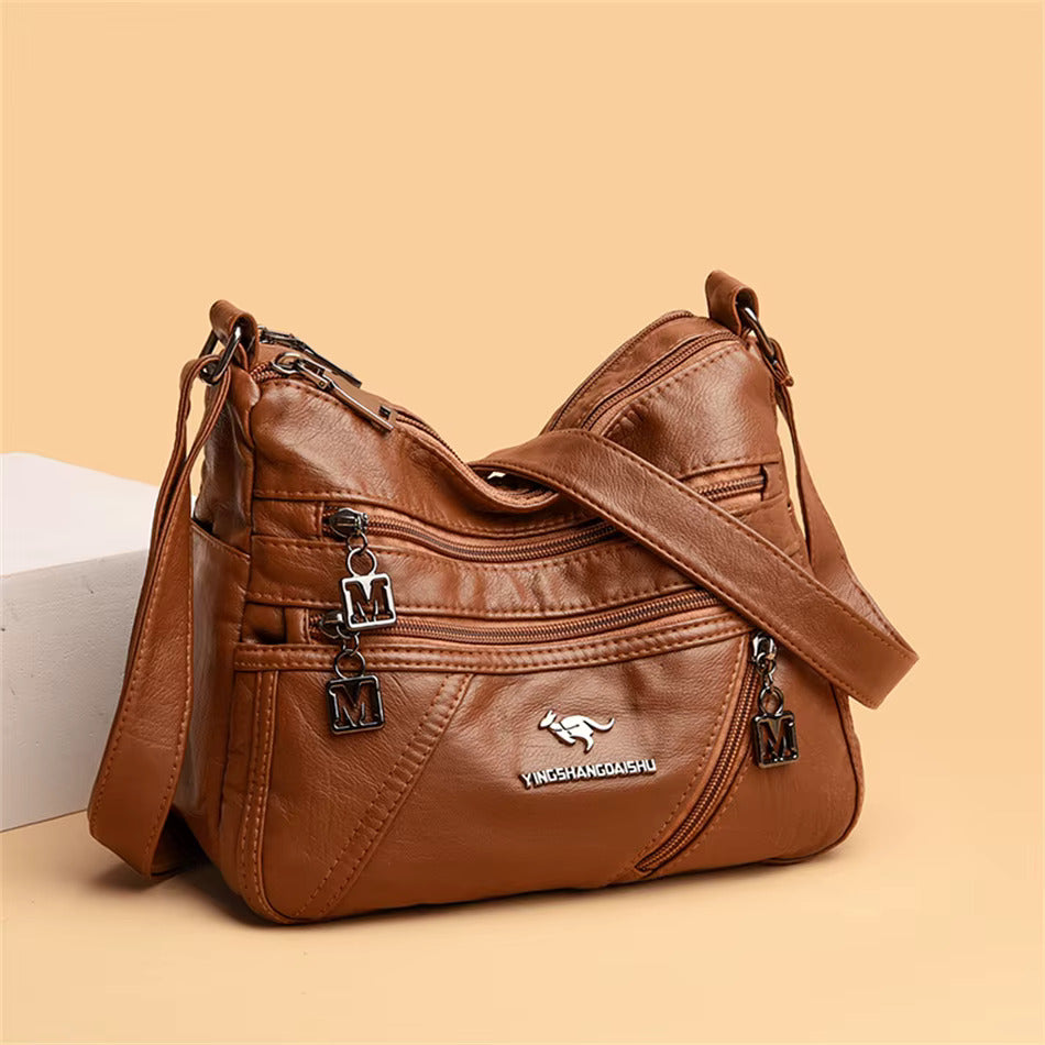 Olmera™ | Multi-Pocket Shoulder Bag