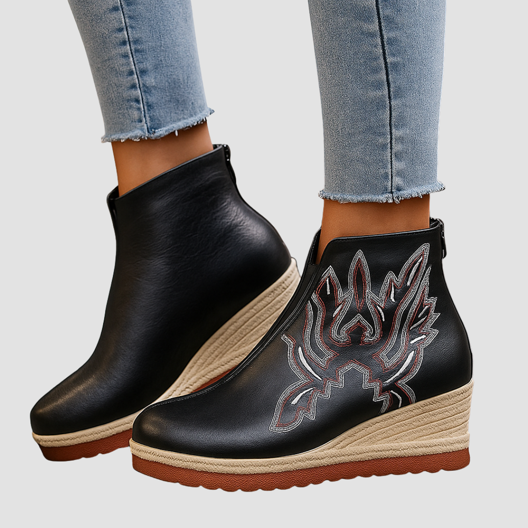 Amélie™ | Rise Platform Wedge Boots