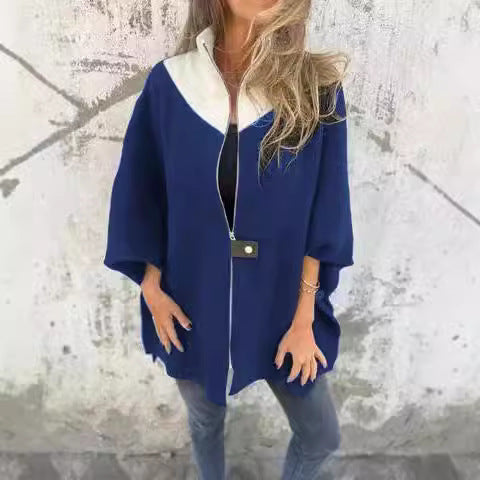 Avoria™ | Soft Relaxed Fit Cape Jacket