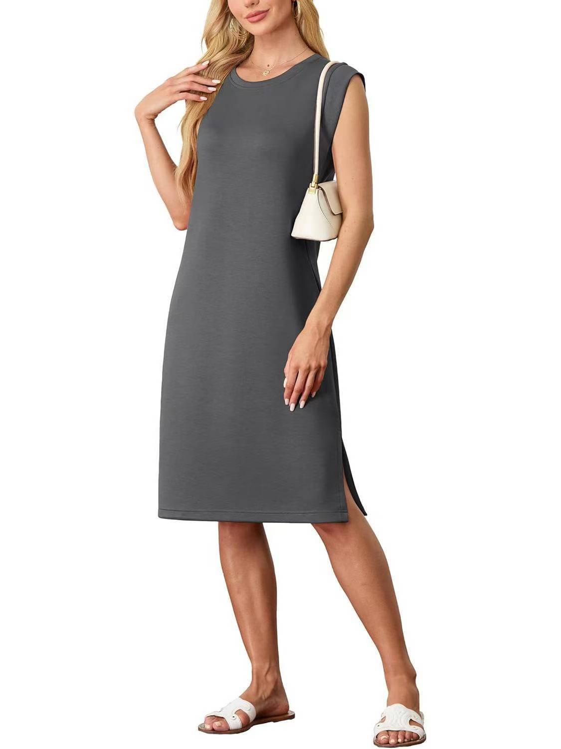 Selviana™ | Soft Sleeveless Pocket Dress