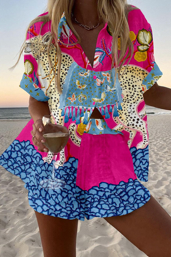 Belina™ | Butterfly Print Linen Set