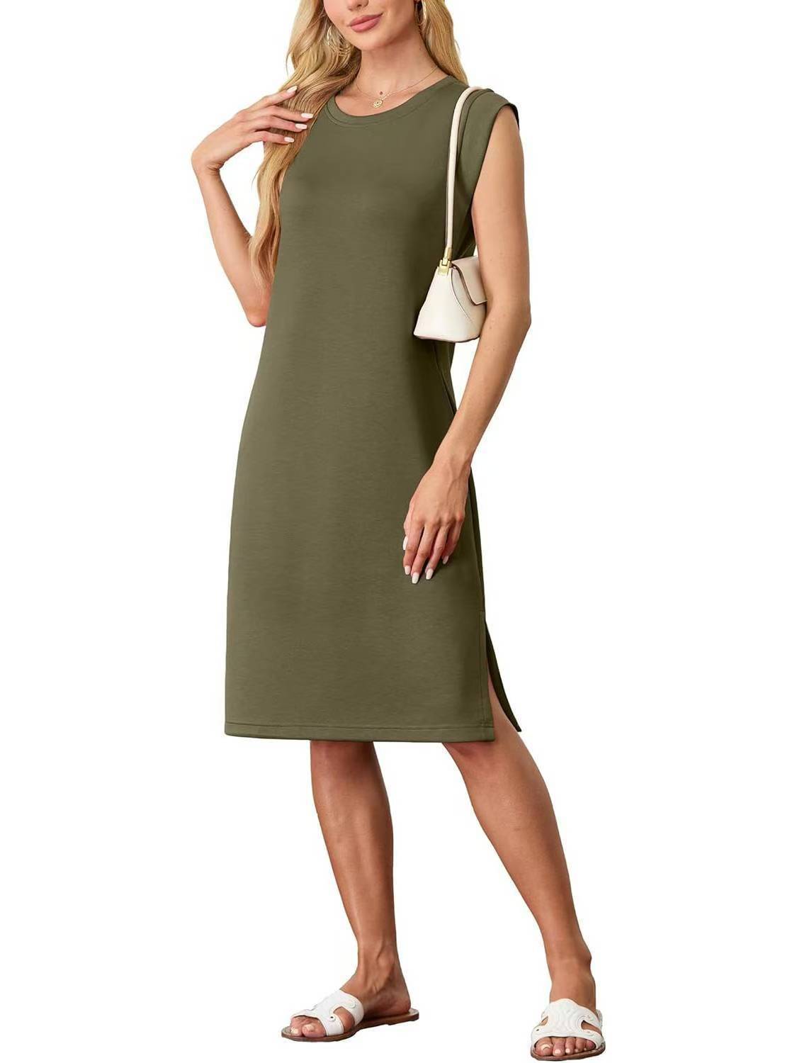 Selviana™ | Soft Sleeveless Pocket Dress