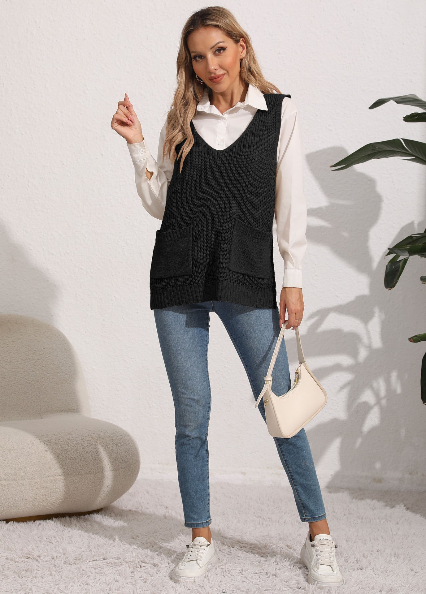 Larissa™ | Relaxed Knit Vest