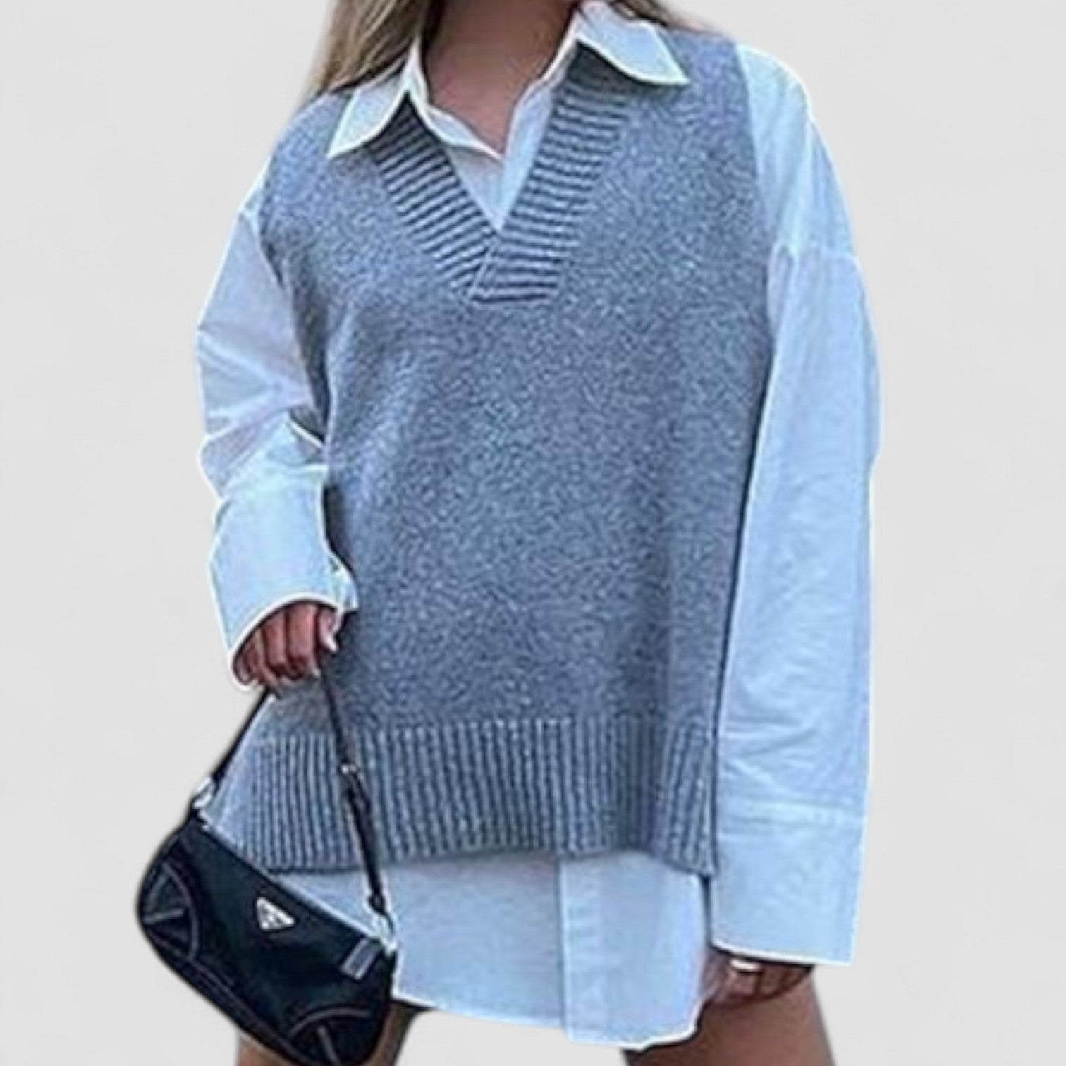Nathalie™ | Longline Knit Vest