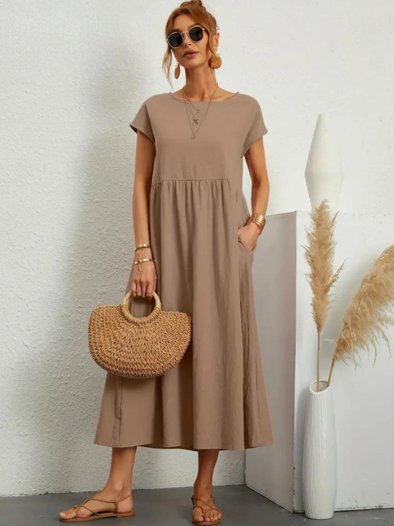 Elara™ | Robe midi confortable