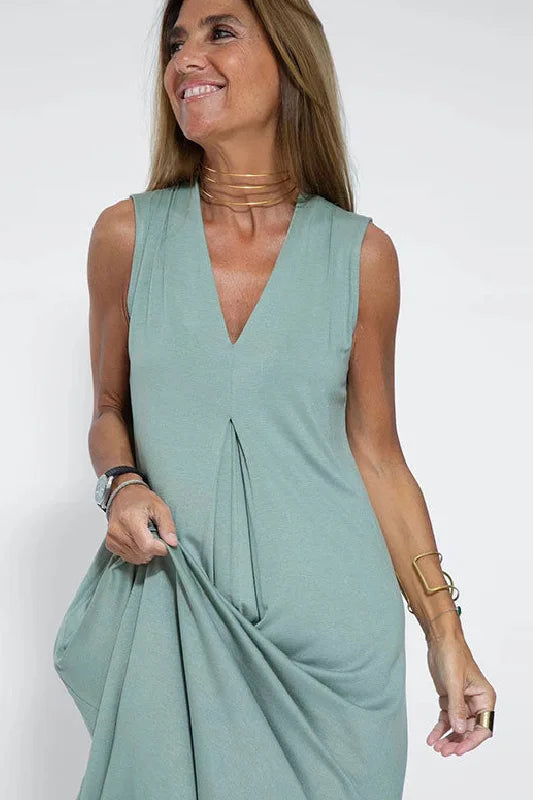 Marcella™ | Elegant Long Dress + FREE Cardigan