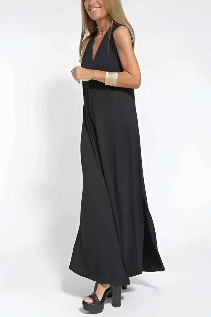 Marcella™ | Elegant Long Dress + FREE Cardigan