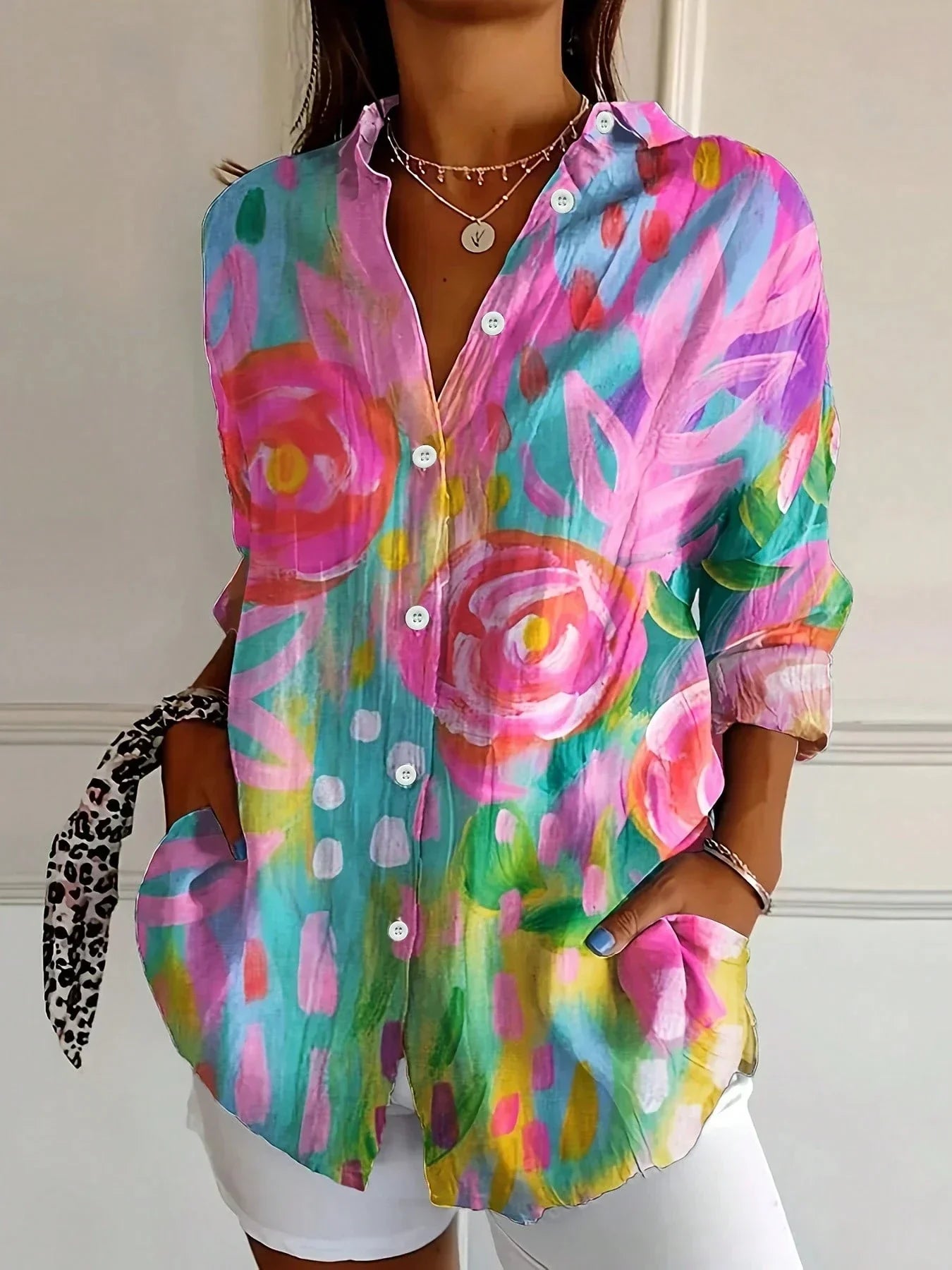 Astrid™ | Colourful Blouse