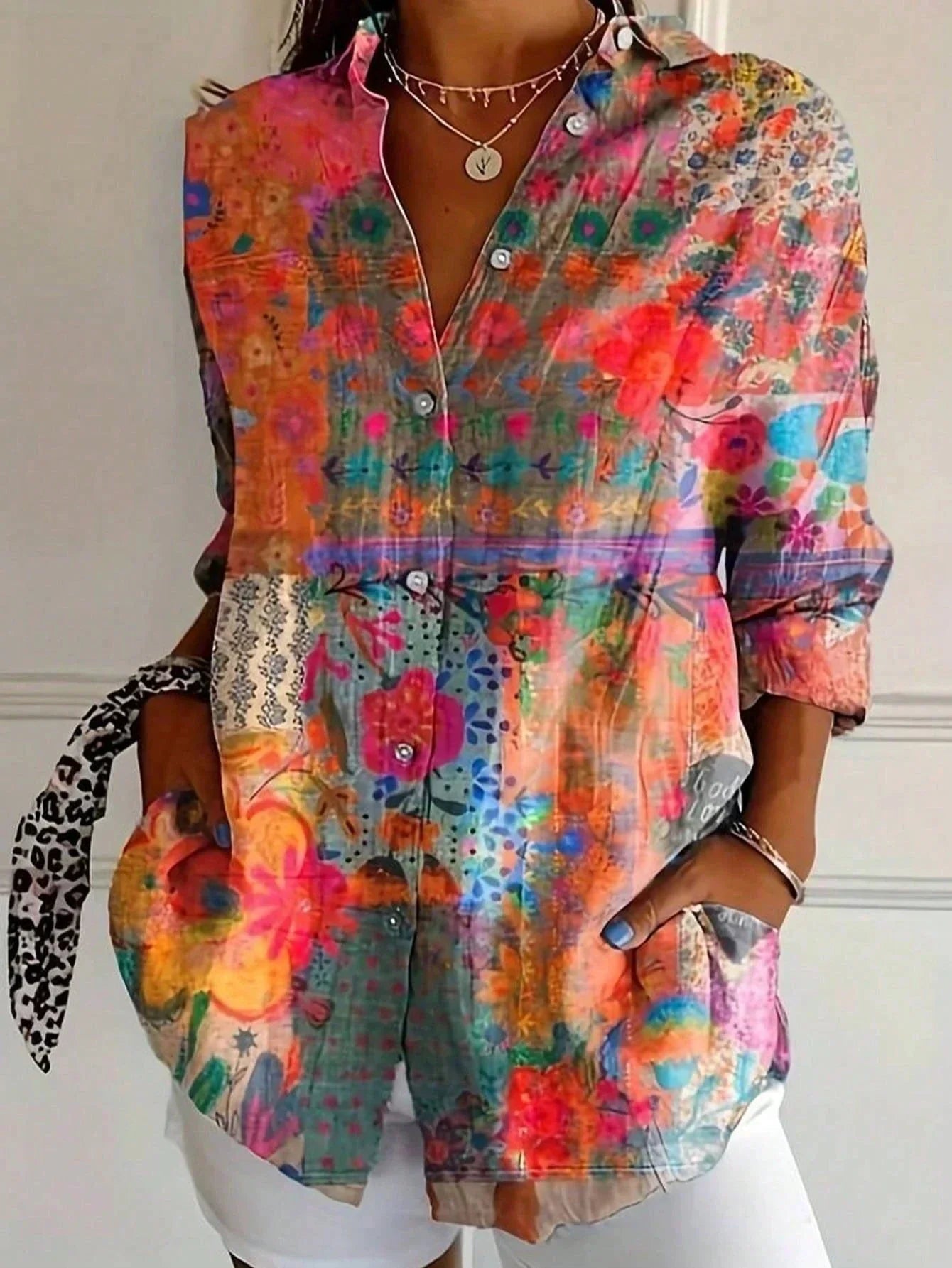 Astrid™ | Colourful Blouse