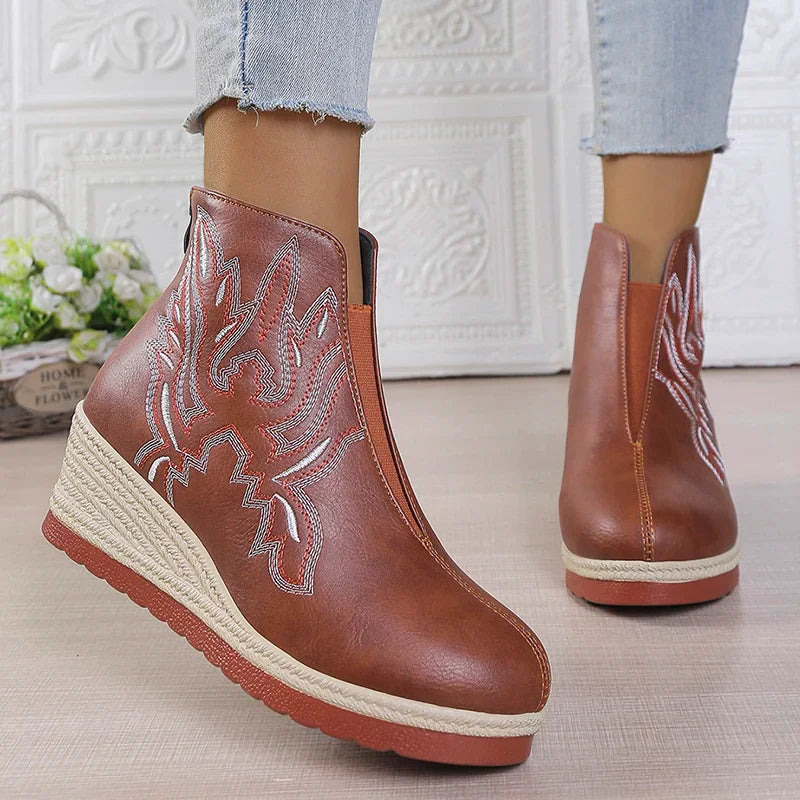 Amélie™ | Rise Platform Wedge Boots