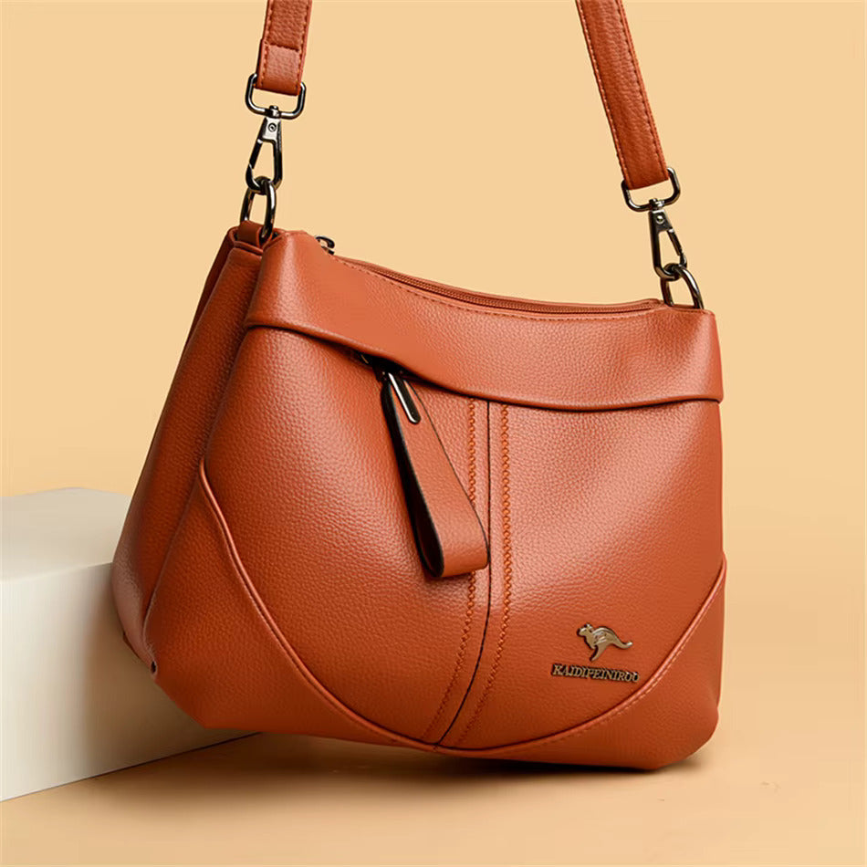 Savine™ | Soft Leather Messenger