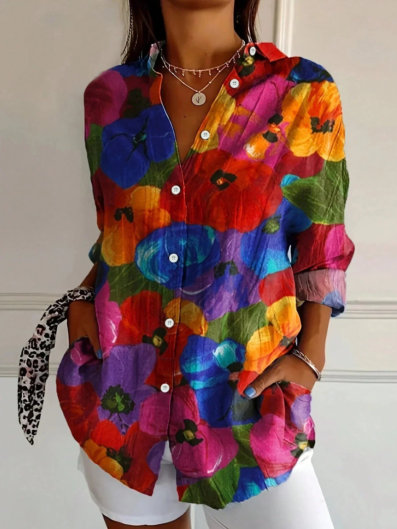 Astrid™ | Colourful Blouse