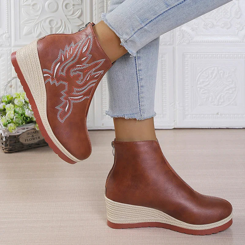 Amélie™ | Rise Platform Wedge Boots