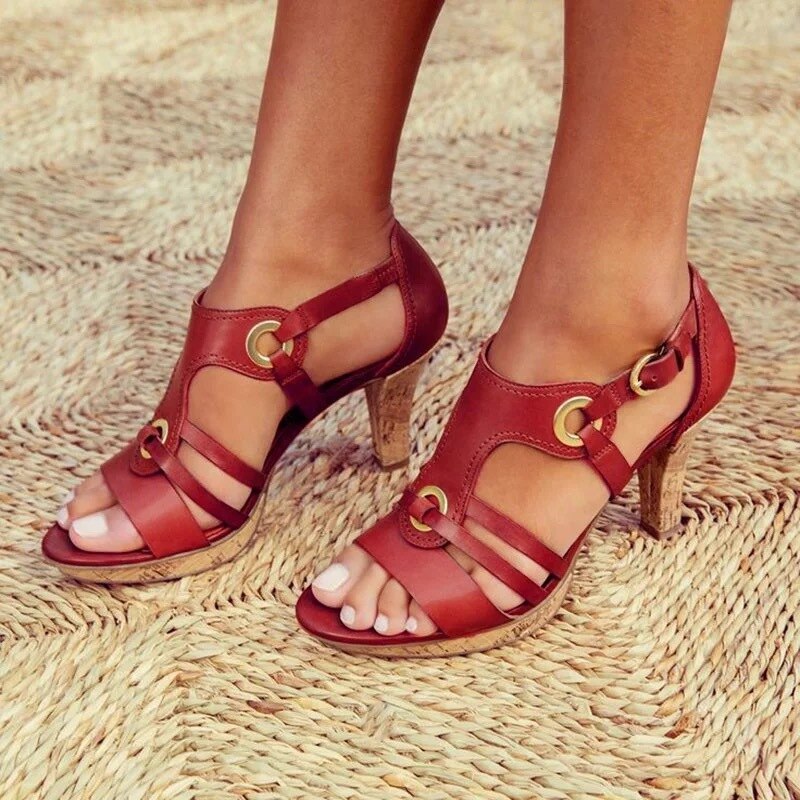 SASHA | CHIC HEELS SANDLAS