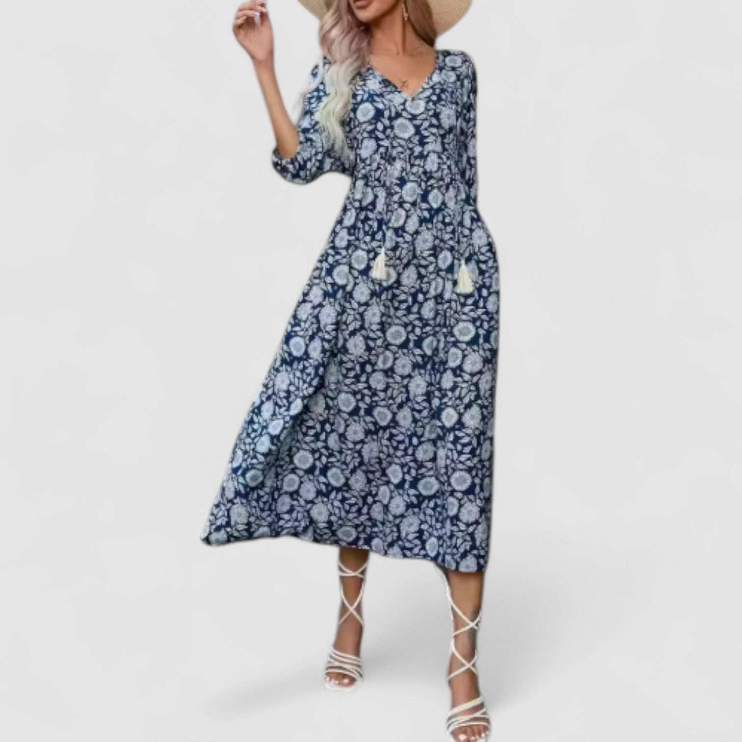 Alessandra™ | Flowing Boho Maxi Dress