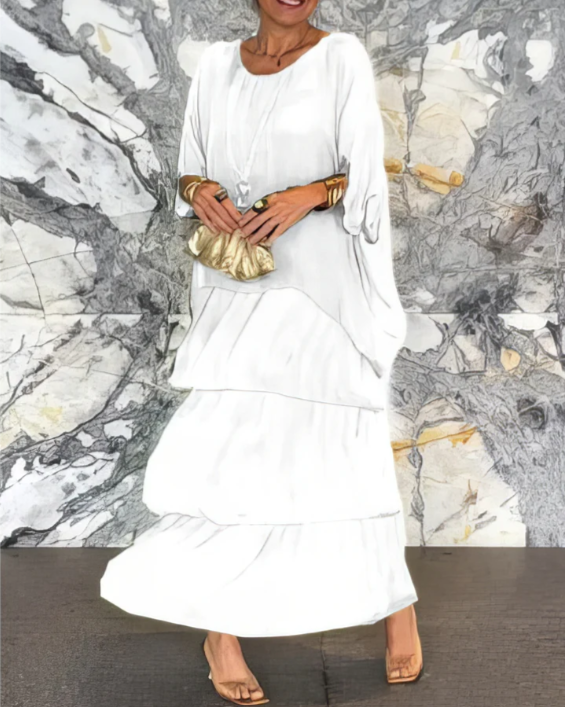 Celeste™ | Artistic Loose-Fit Dress