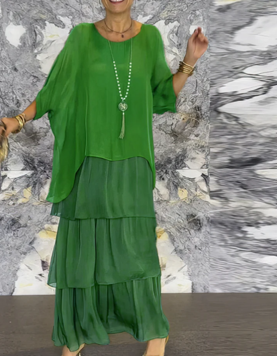 Celeste™ | Artistic Loose-Fit Dress
