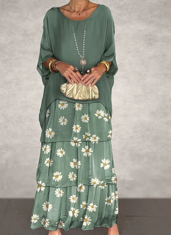 Celeste™ | Artistic Loose-Fit Dress