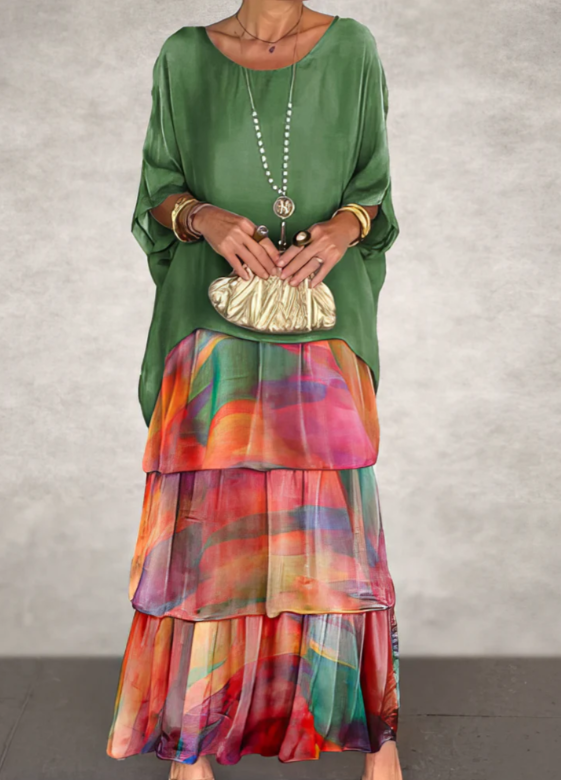 Celeste™ | Artistic Loose-Fit Dress