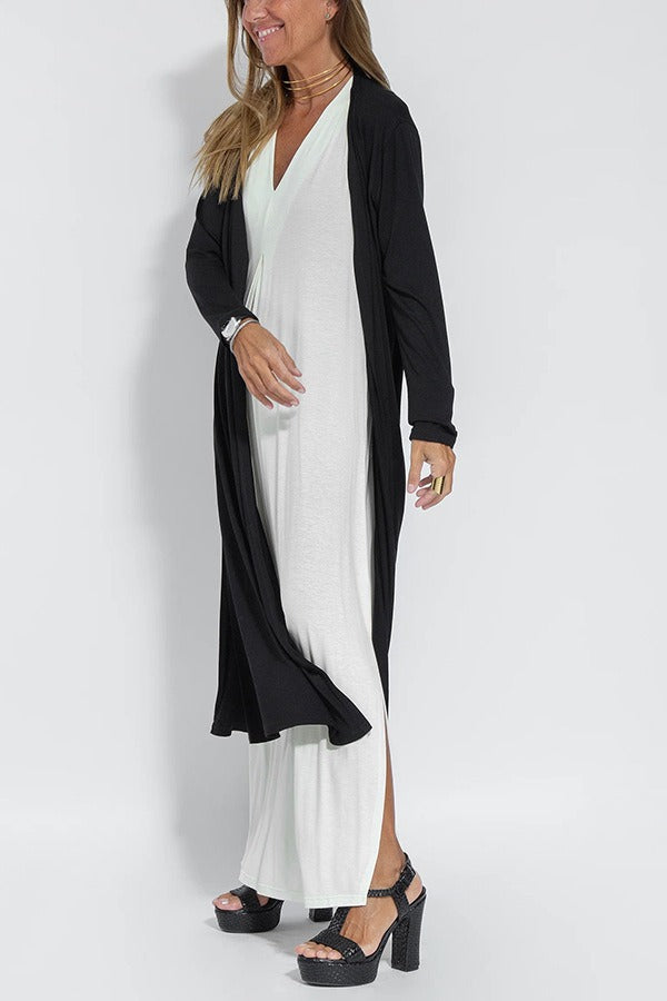 Marcella™ | Elegant Long Dress + FREE Cardigan