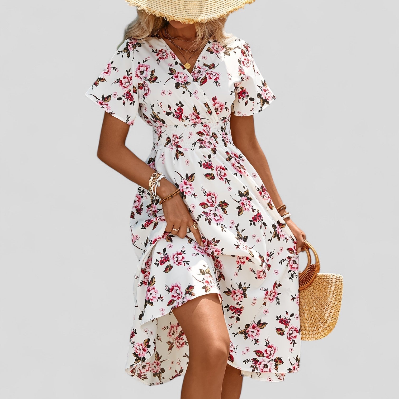 Gretalise™ | Comfortable Summer Midi Dress